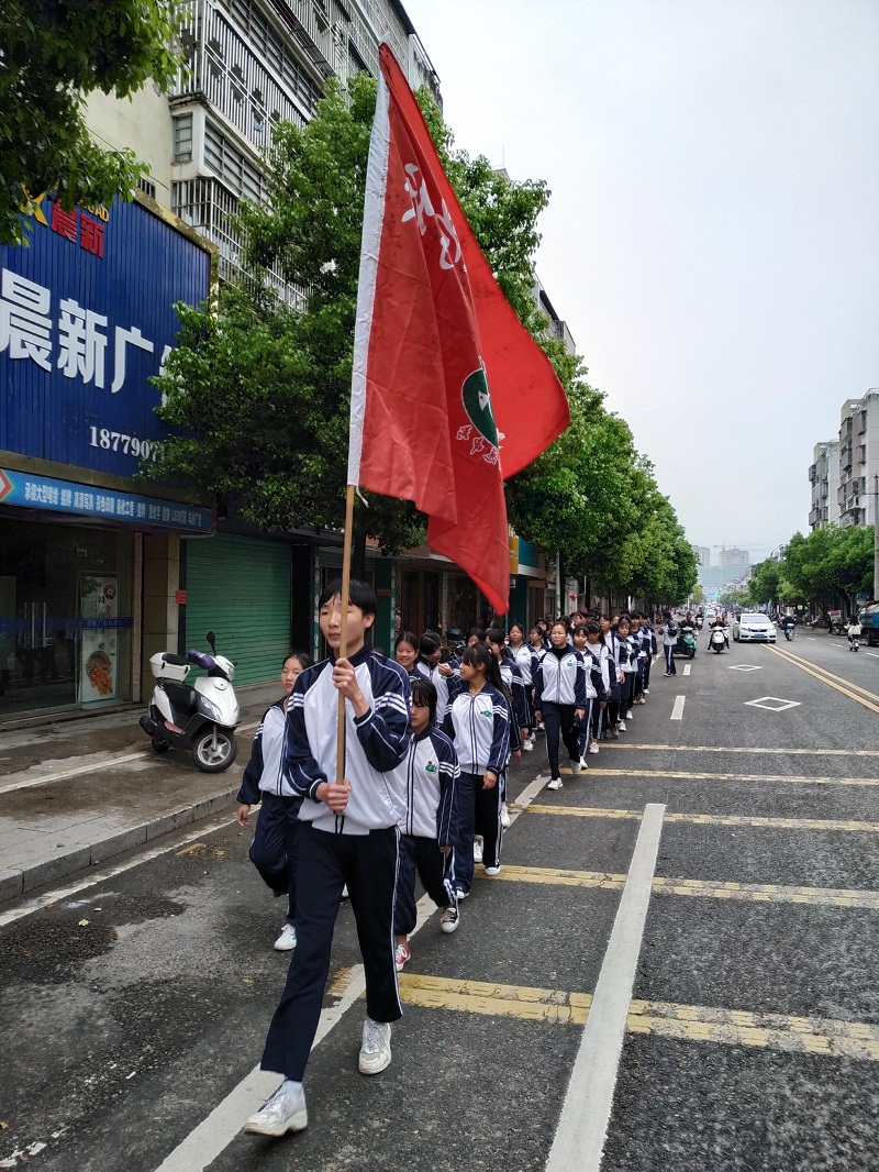 安远中专,清明祭英烈,共铸中华魂