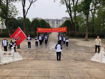 安远中专,清明祭英烈,共铸中华魂